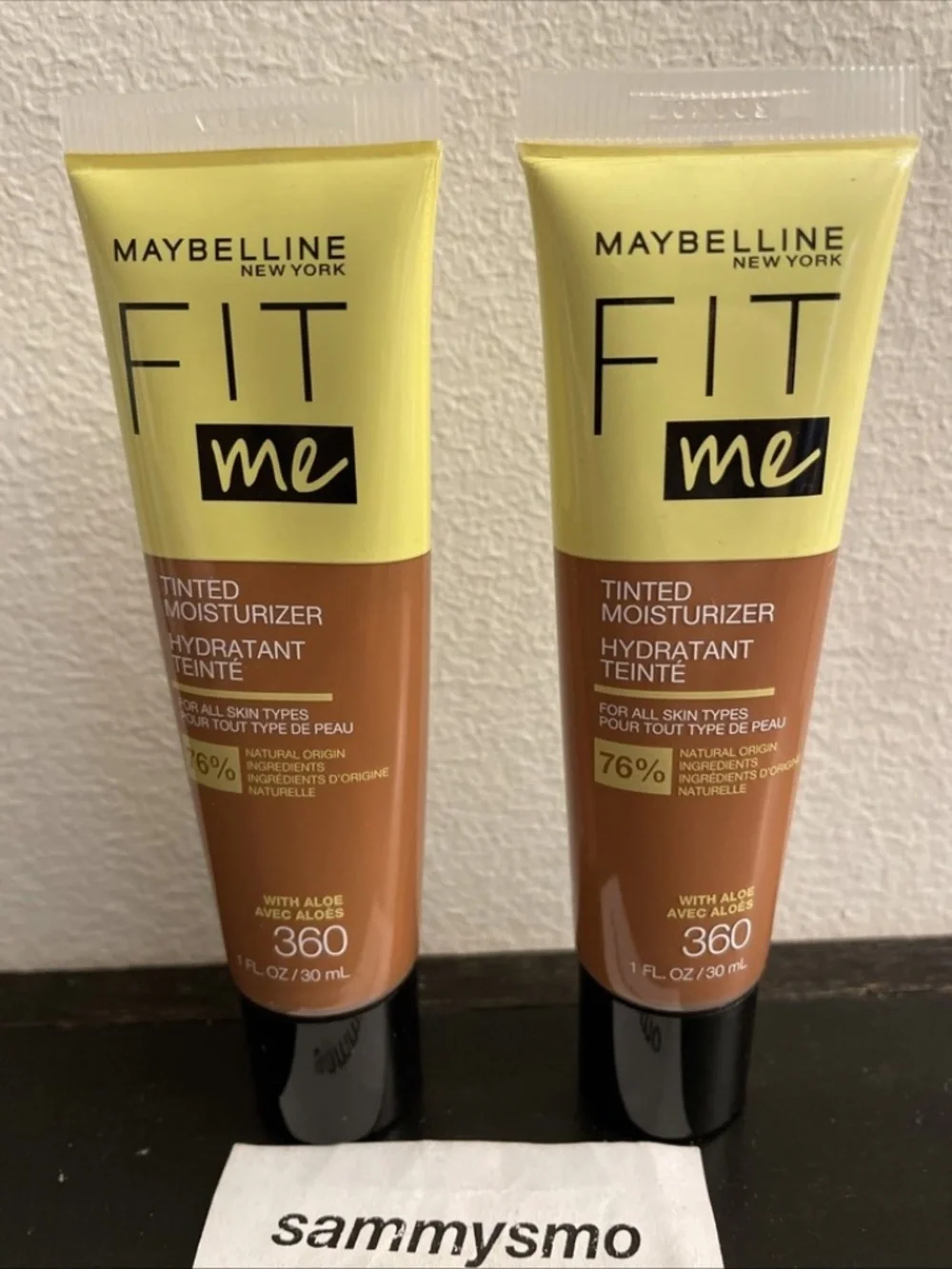 Maybelline New York Fit Me Tinted Moisturizer 360 With Aloe 1 fl oz., x2